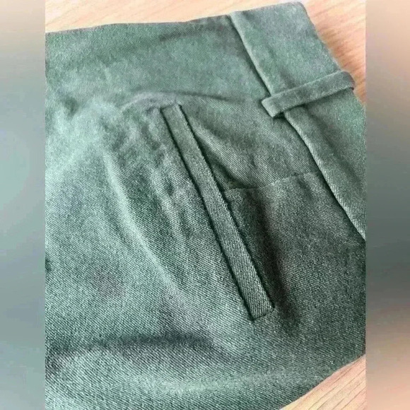 JCrew Dark Olive Green skinny fitted work pants - Picture 2 of 4